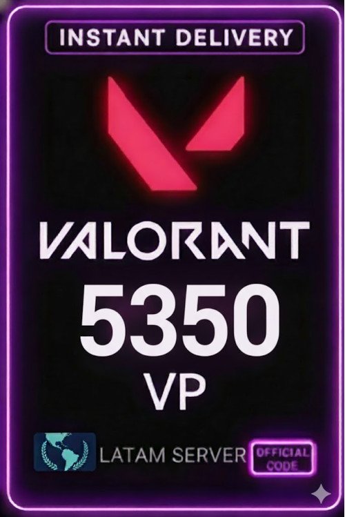 Valorant Points - 5350 VP (Latam Server)