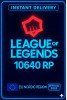 Riot Points - 10640 RP (EU)