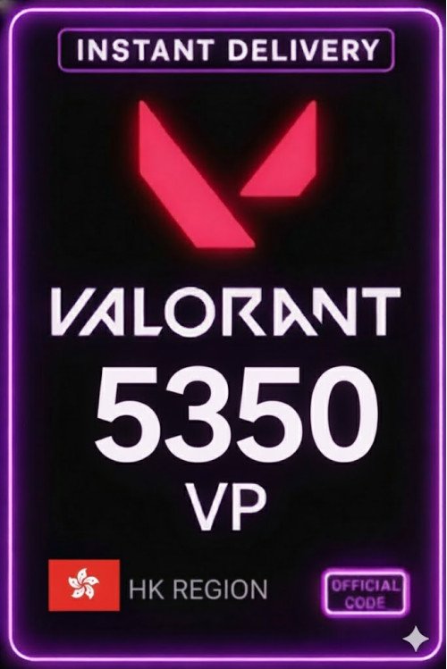 Valorant Points - 5350 VP (Hong Kong)
