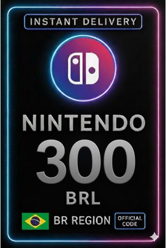 Nintendo eShop Card - 300 BR
