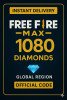 Free Fire MAX 1080 Diamonds