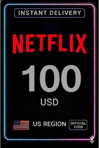 Netflix Gift Card - $100 (US)