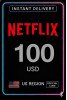 Netflix Gift Card - $100 (US)