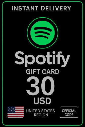 Spotify Gift Card - 30 Usd