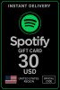 Spotify Gift Card - 30 Usd