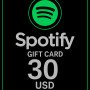Spotify Gift Card - 30 Usd