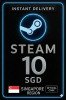Steam Wallet Code Singapore 10 SGD