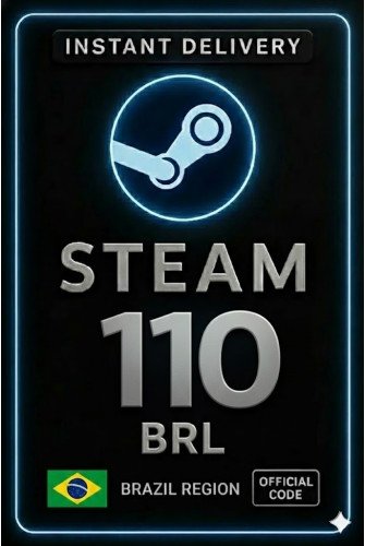 Steam Wallet Code Brazil 110 BRL