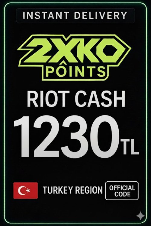 2XKO - KO Points 1230 TL Riot Cash