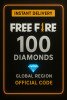 Free Fire 100 +10 Diamonds ( Global )