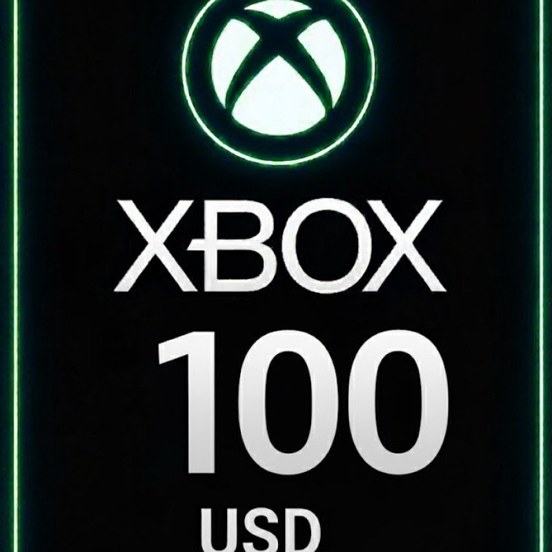 Xbox Live Gift Card 100 Usd Wallet