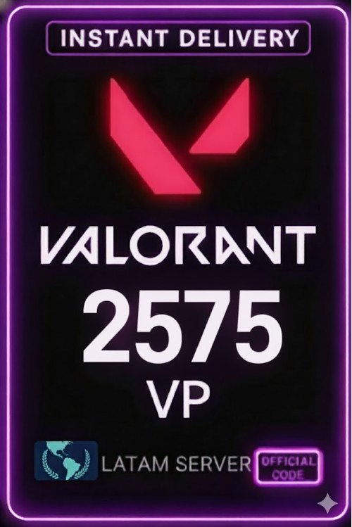 Valorant Points - 2575 VP (Latam Server)