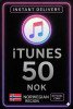 iTunes Gift Card 50 NOK NO