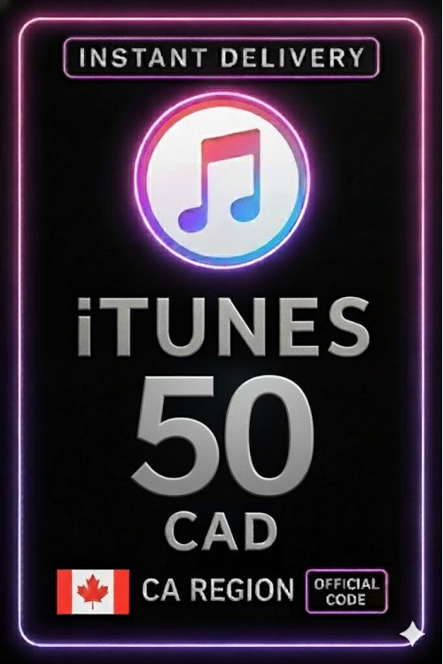 iTunes Gift Card 50 CAD CA