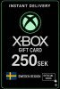 XBox Live Gift Card Sweden - 250 SEK