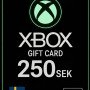 XBox Live Gift Card Sweden - 250 SEK