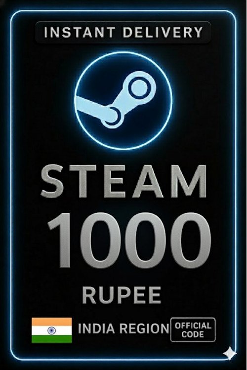 Steam Wallet Code 1000 Rupee India