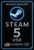 Steam Wallet Card 5 USD