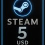 Steam Wallet Card 5 USD