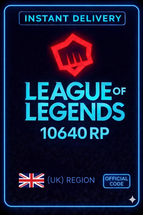 Riot Points - 10640 RP (UK)