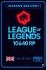 Riot Points - 10640 RP (UK)