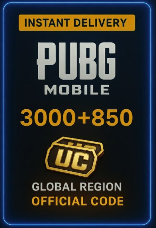 PUBG Mobile - 3000+850 UC