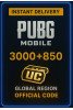 PUBG Mobile - 3000+850 UC