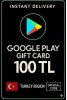 Google Play hediye kodu 100 TRY