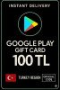 Google Play hediye kodu 100 TRY