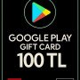 Google Play hediye kodu 100 TRY