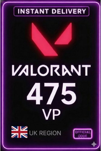 Valorant Points - 475 VP (UK Seerver)