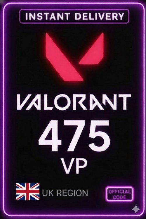Valorant Points - 475 VP (UK Seerver)