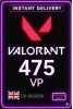 Valorant Points - 475 VP (UK Seerver)