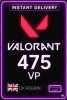 Valorant Points - 475 VP (UK Seerver)