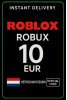 Roblox 10 EUR Game Card (NL)