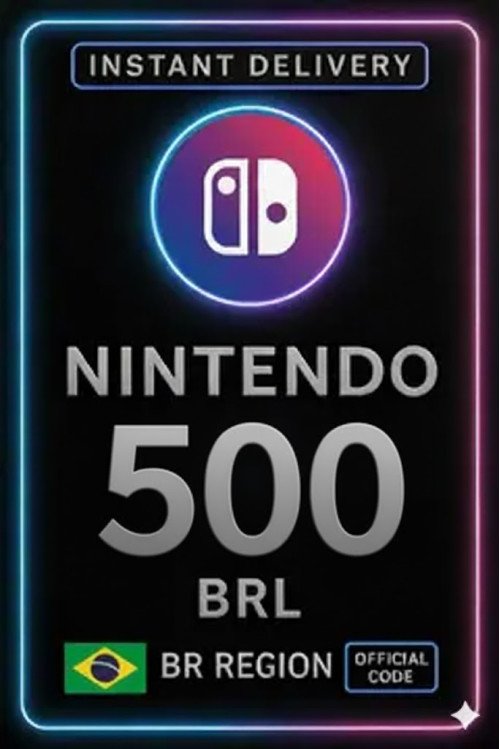 Nintendo Gift Card - 500 BR