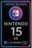 Nintendo eShop Prepaid Card - A$15