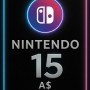 Nintendo eShop Prepaid Card - A$15
