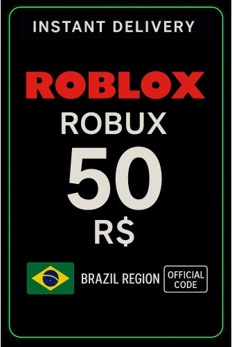 Roblox R$50 Gift Card