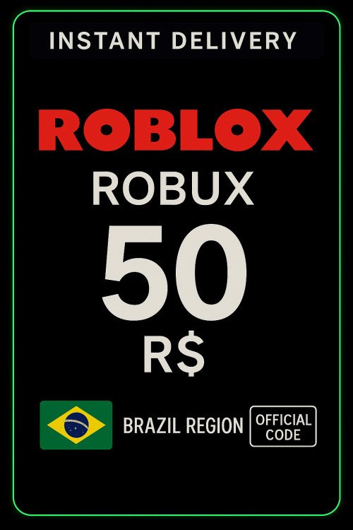 Roblox R$50 Gift Card
