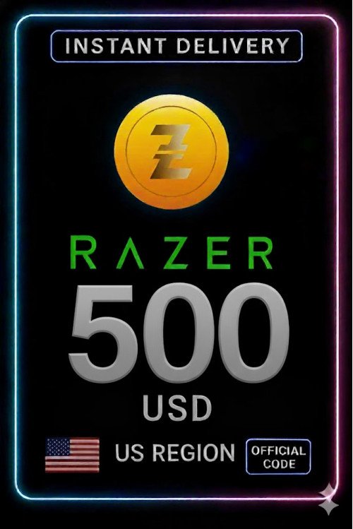 Razer Gold 500$ US