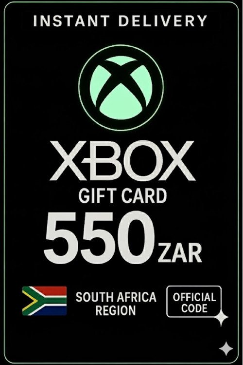 Xbox Live Gift Card 550 ZAR Wallet
