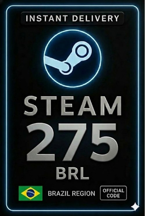Steam Wallet Code Brazil 275 BRL