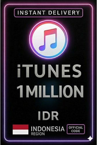 iTunes Gift Card Indonesia - 1.000.000 IDR