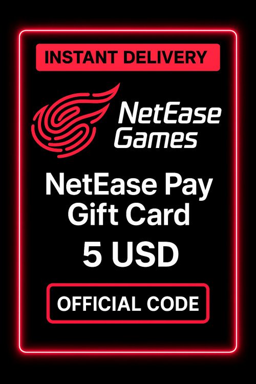NetEase Pay Gift Card - 5$ USD
