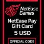NetEase Pay Gift Card - 5$ USD