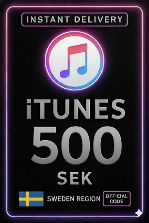 iTunes Gift Card 500 SEK SE