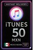 iTunes Gift Card 50 MXN MX
