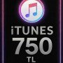 iTunes Hediye Kartı 750 TL Bakiye