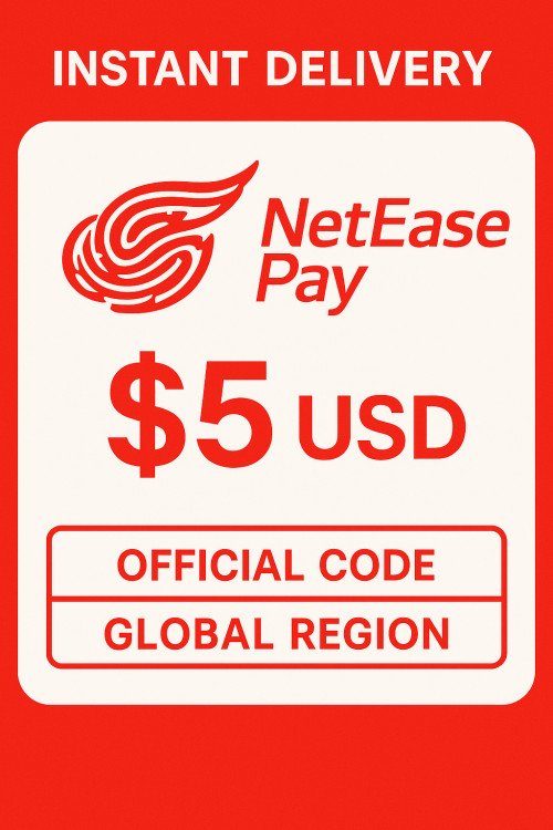 NetEase Pay Gift Card - 5$ USD